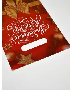 Подарочные пакеты, полиэтилен, набор 20 шт «Новый год» арт. СМЛ-281139-1-СМЛ0010864382