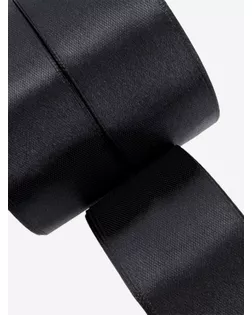 Атласная лента, набор 3 шт., 40 мм, 23±1 м, чёрная №39 арт. СМЛ-281226-1-СМЛ0010896213