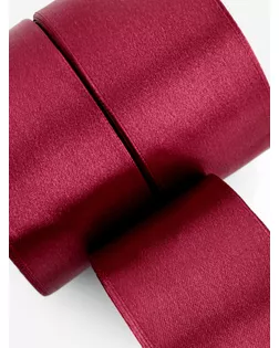 Атласная лента, набор 3 шт., 50 мм, 23±1 м, бордовая №48 арт. СМЛ-281227-1-СМЛ0010896214