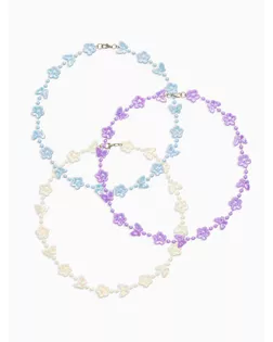 Бусы детские Выбражулька «Бабочки», 40 см, цвет МИКС арт. СМЛ-281278-1-СМЛ0010904725