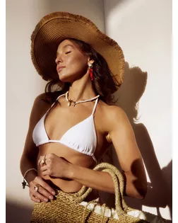 Набор 2 пред-та: бусы.браслет "Жемчуг", звезда, цвет белый в золоте L=18/42см №6 арт. СМЛ-282592-1-СМЛ0010936548