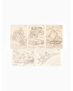 Доски для выжигания «Машинное моделирование» арт. СМЛ-283828-1-СМЛ0010970591