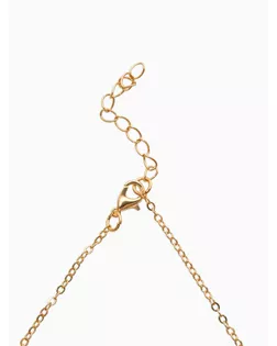 Бусы детские "Выбражулька" бисер, альпака, 41 см, белые в золоте арт. СМЛ-283784-1-СМЛ0010960622