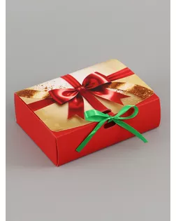 Складная коробка подарочная «Классика», 16.5 × 12 × 5 см арт. СМЛ-285376-1-СМЛ0010960397