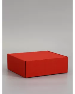 Коробка самосборная, красная, 22.5×21×7 см арт. СМЛ-285417-1-СМЛ0010989373