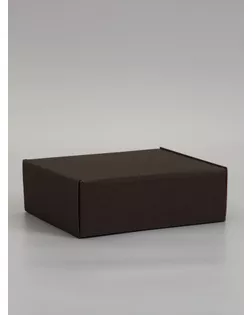 Коробка самосборная, черная, 22.5×21×7 см арт. СМЛ-285418-1-СМЛ0010989374