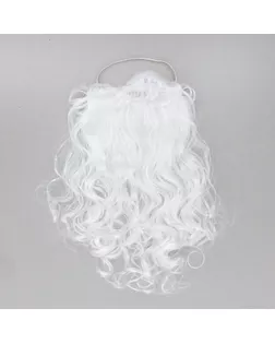 Карнавальная борода «Дедушка Мороз», на резинке, 50 г, 47 см арт. СМЛ-104113-1-СМЛ0001115984