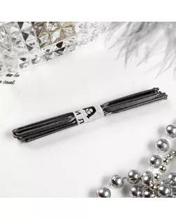 Шпильки для волос "Серебряный цвет" (набор 10 шт.) арт. СМЛ-19612-2-СМЛ0888510