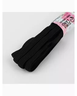Резинки бельевые, 6 мм, 5,5 ± 0,5 м, 4 шт, цвет чёрный арт. СМЛ-23230-1-СМЛ0929584