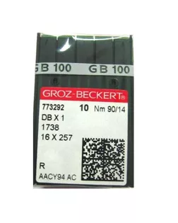 Игла Groz-beckert DBx1 № 70/10 арт. ТМ-7519-1-ТМ-0004637