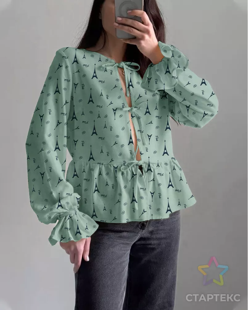 "Салма" стрейч принт арт. СВ-166-7-20008.094 - рис. 2