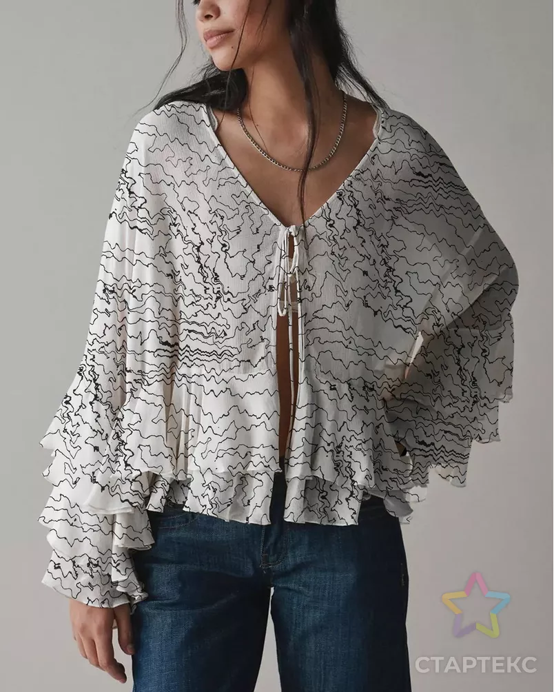 Шифон крэш "Лури" арт. ШКР-36-1-20757.018 - рис. 3