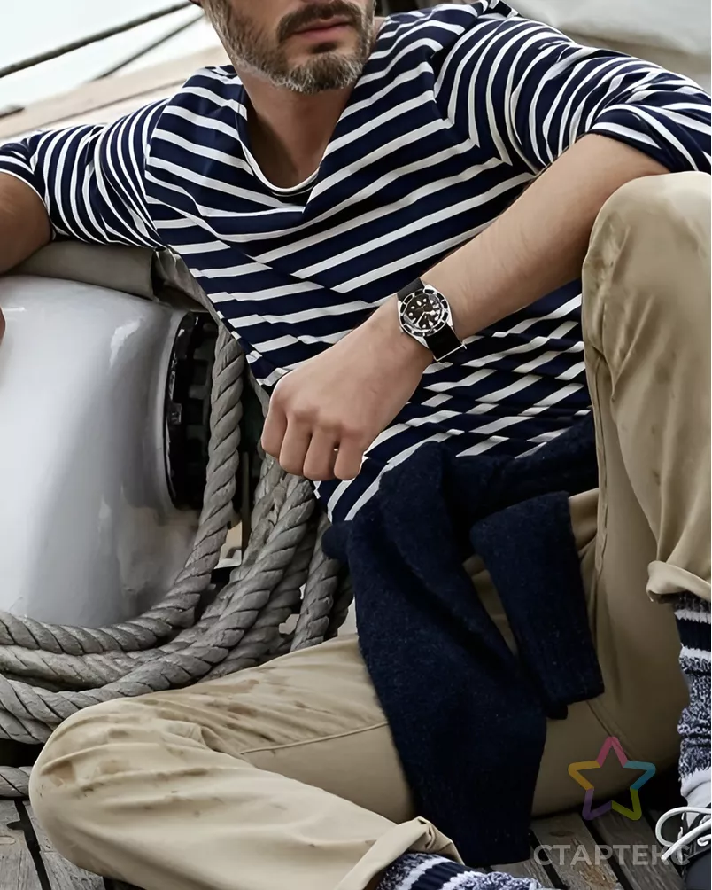 Трикотаж вискоза полоска тканая арт. ТВ-109-2-20150.003 - рис. 2