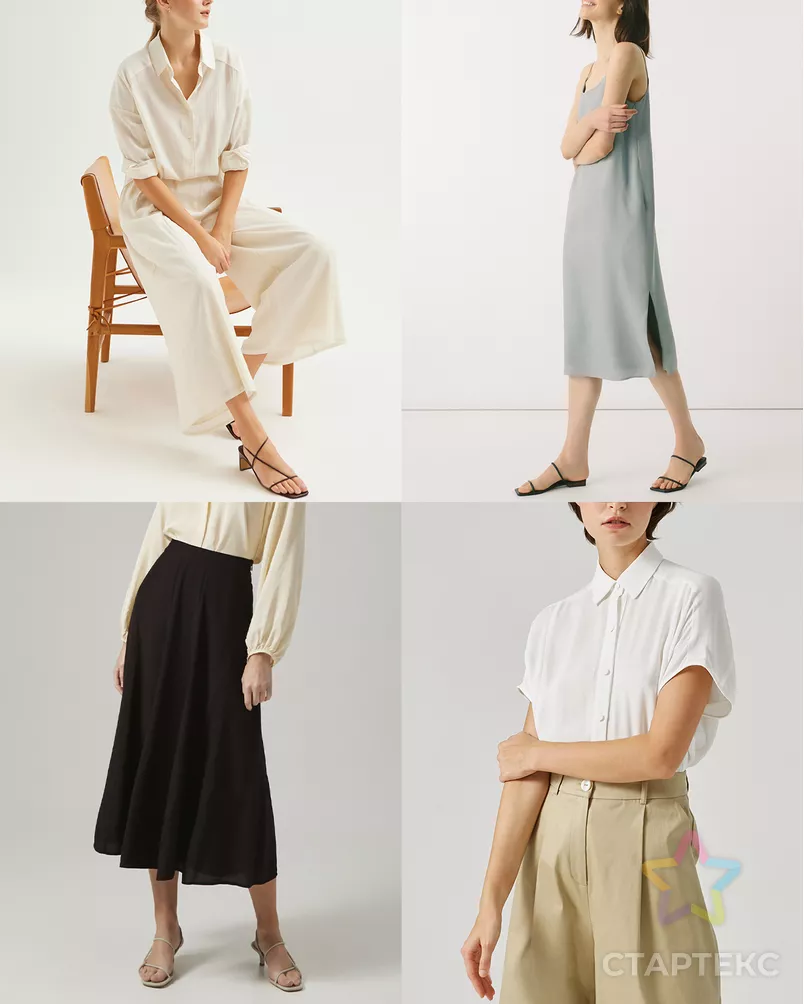 Штапель-поплин однотонный арт. ОШТ-5-10-6014.019 - рис. 3