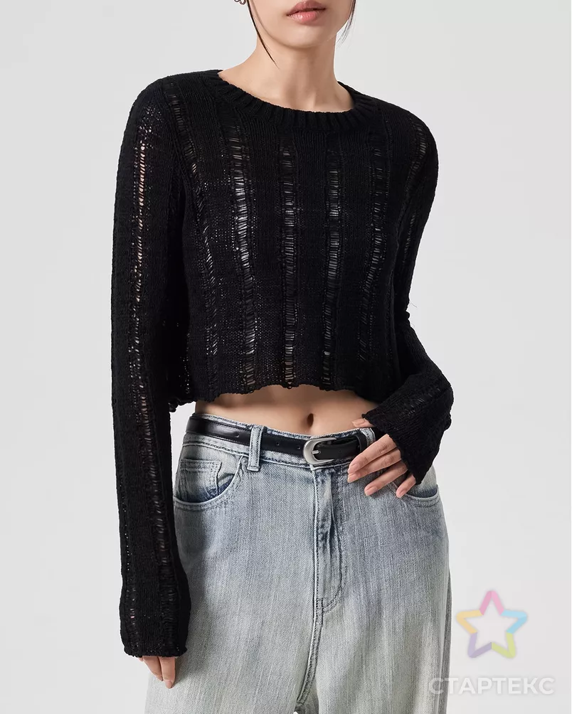 Трикотаж "Джинджер" со спущенными петлями арт. ТАЖ-7-1-24625.001 - рис. 2