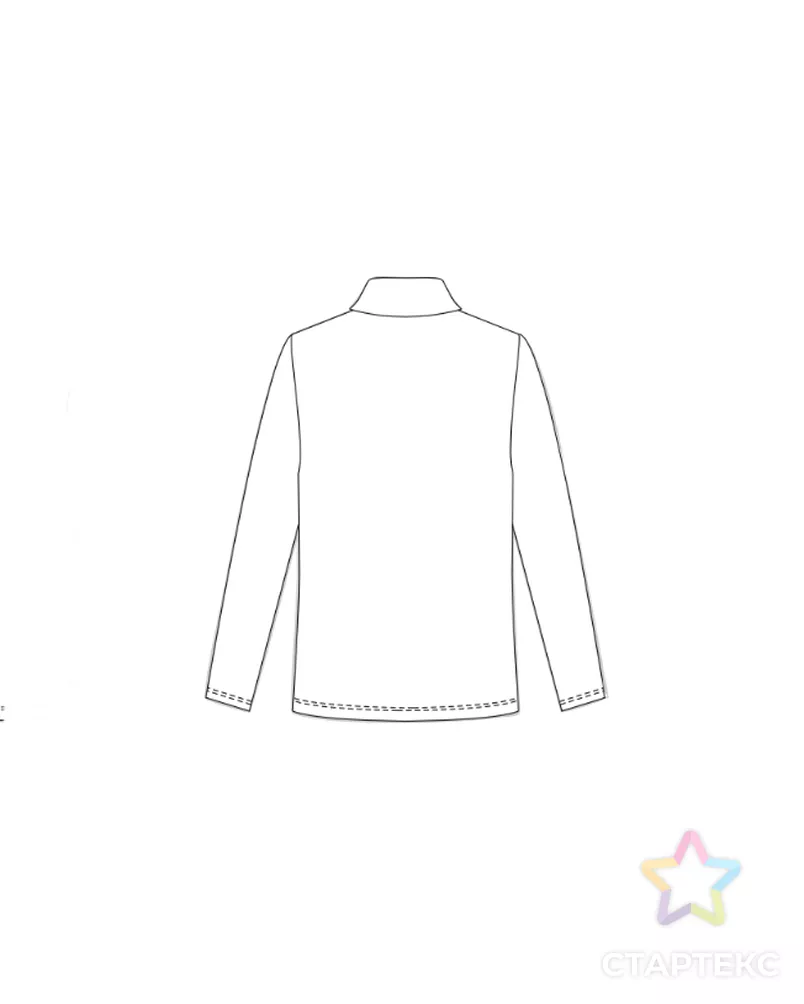 Выкройка: кардиган школьный_DET88 арт. ВКК-4737-18-ВП1456 - рис. 2