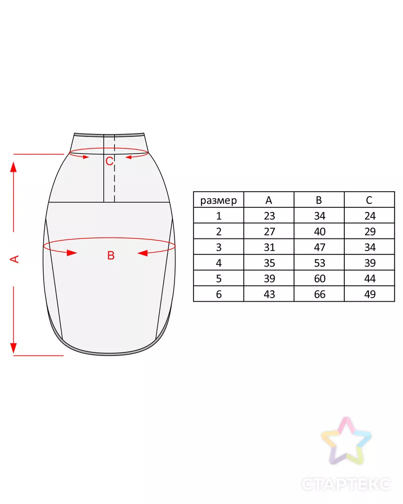 Выкройка: жилет флисовый Р-01-1002 арт. ВКК-3080-11-ВП0756 - рис. 5