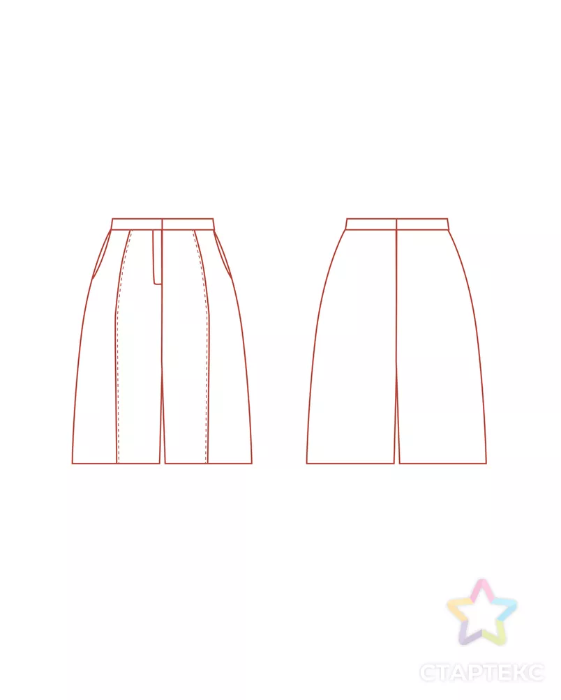 Выкройка: шорты VITA арт. ВКК-3130-23-ВП0807 - рис. 9