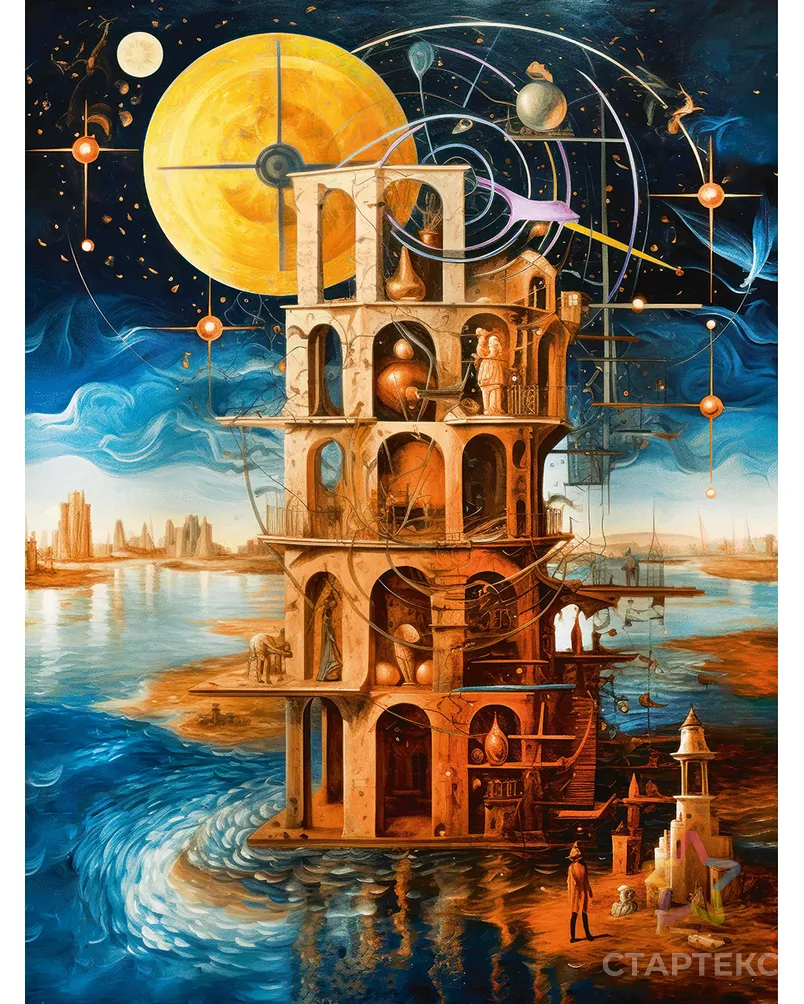 "ФРЕЯ" PZLD-006 Пазл деревянный "Башня времени" 500 элемент. арт. ГММ-117707-1-ГММ133799742594 - рис. 5