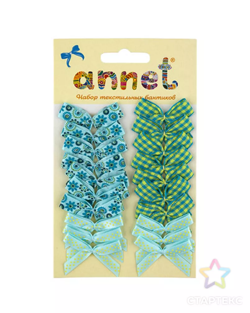 Набор текстильных бантиков "Annet" BDR  5х20 шт арт. ГММ-3116-9-ГММ0068690 - рис. 2