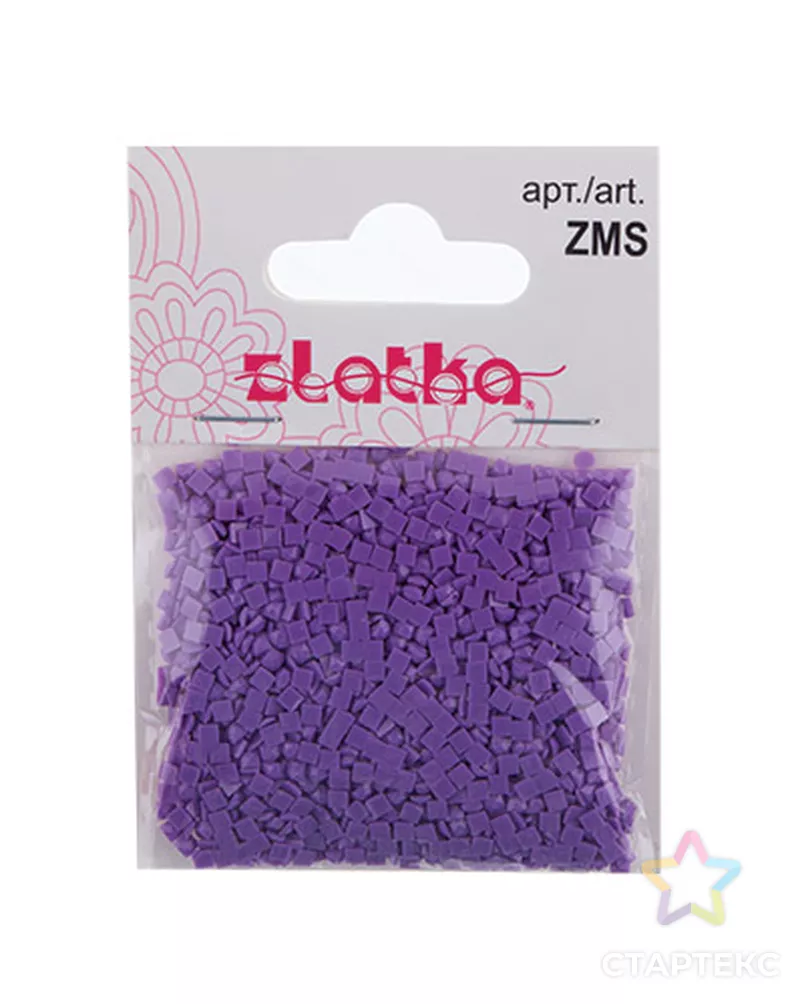 Стразы неклеевые "Zlatka" ZMS цветные 2.3 х 2.3 мм акрил 10 х 10 г в пакете с картонным еврослотом арт. ГММ-4708-57-ГММ0005453 - рис. 2