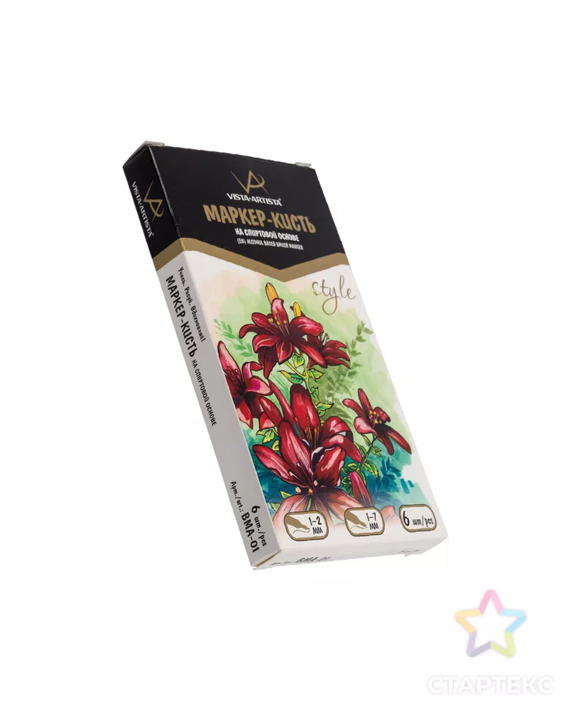 "VISTA-ARTISTA" Style BMA-01 Маркер-кисть на спиртовой основе 1 шт. арт. ГММ-8217-86-ГММ0064574 - рис. 4