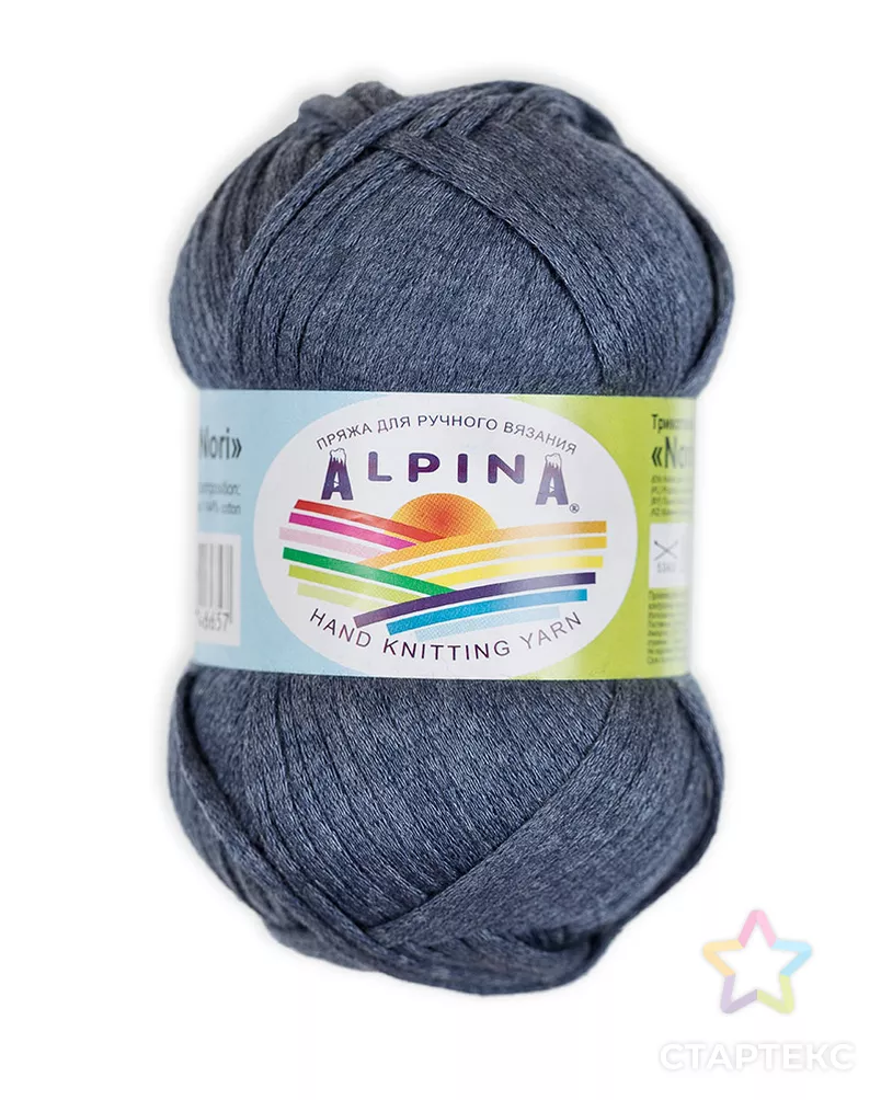 Пряжа ALPINA "NORI" 56% акрил, 44% хлопок 10 х 50 г 100 м ± 5 м арт. ГММ-103473-12-ГММ053273786412 - рис. 2