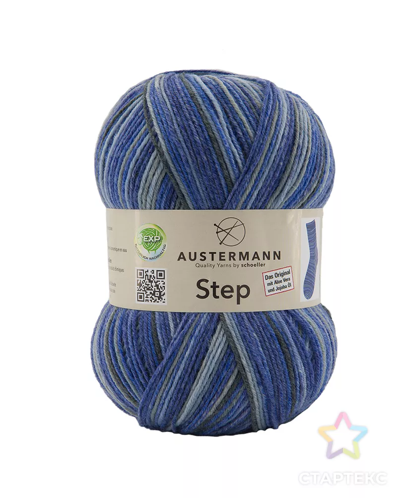 Пряжа Step, 75% шерсть, 25% полиамид, 420 м, 100 г арт. ГЕЛ-29122-1-ГЕЛ0116805 - рис. 1