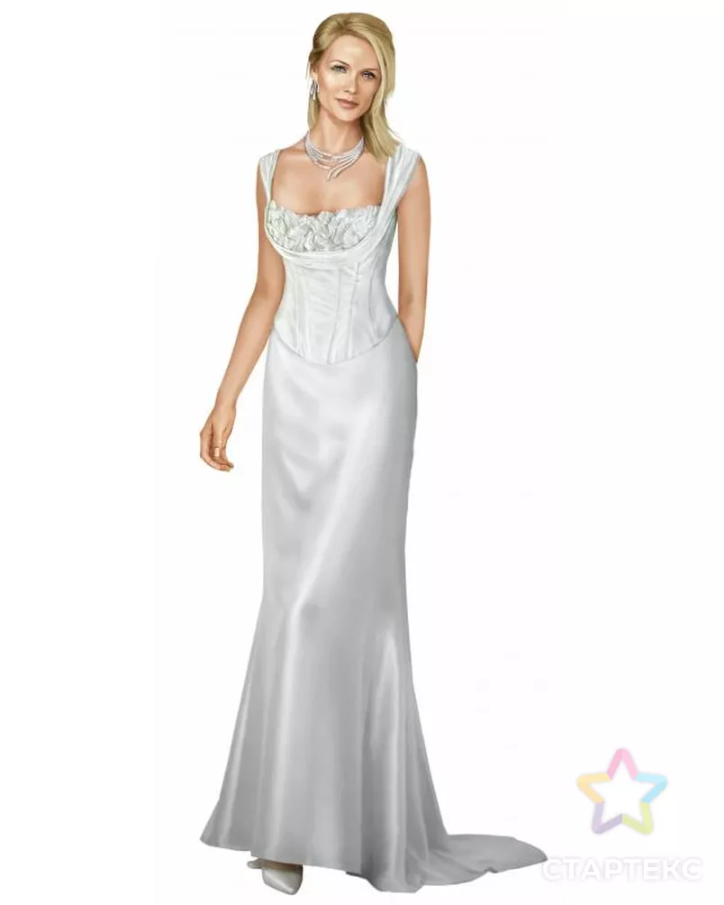 Выкройка: юбка с клином арт. ВКК-1193-10-ЛК0002012 - рис. 1