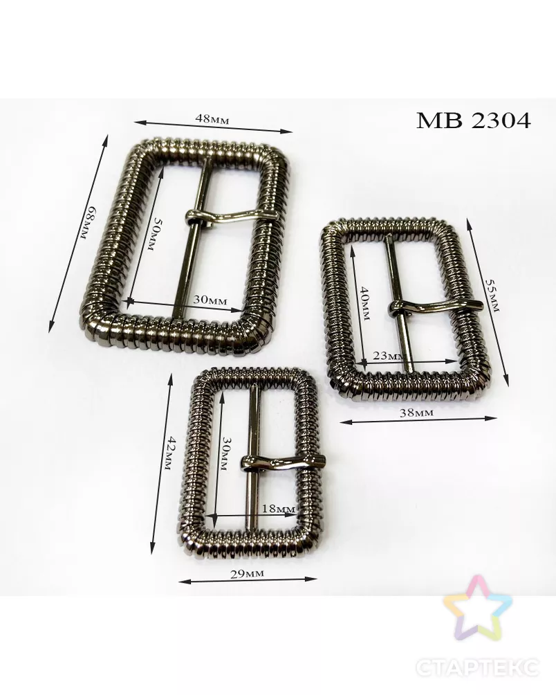 Пряжки MB 2304 арт. МБ-4094-11-МБ00000249591 - рис. 4