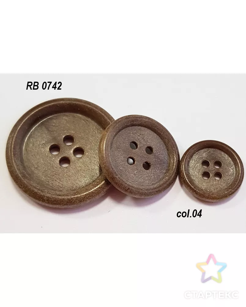 Пуговицы RB 0742 арт. МБ-3001-19-МБ00000141507 - рис. 6