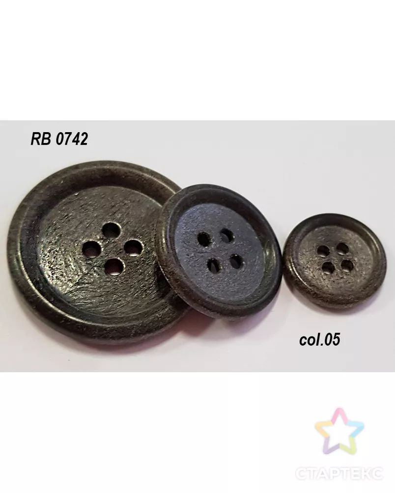 Пуговицы RB 0742 арт. МБ-3001-19-МБ00000141507 - рис. 7