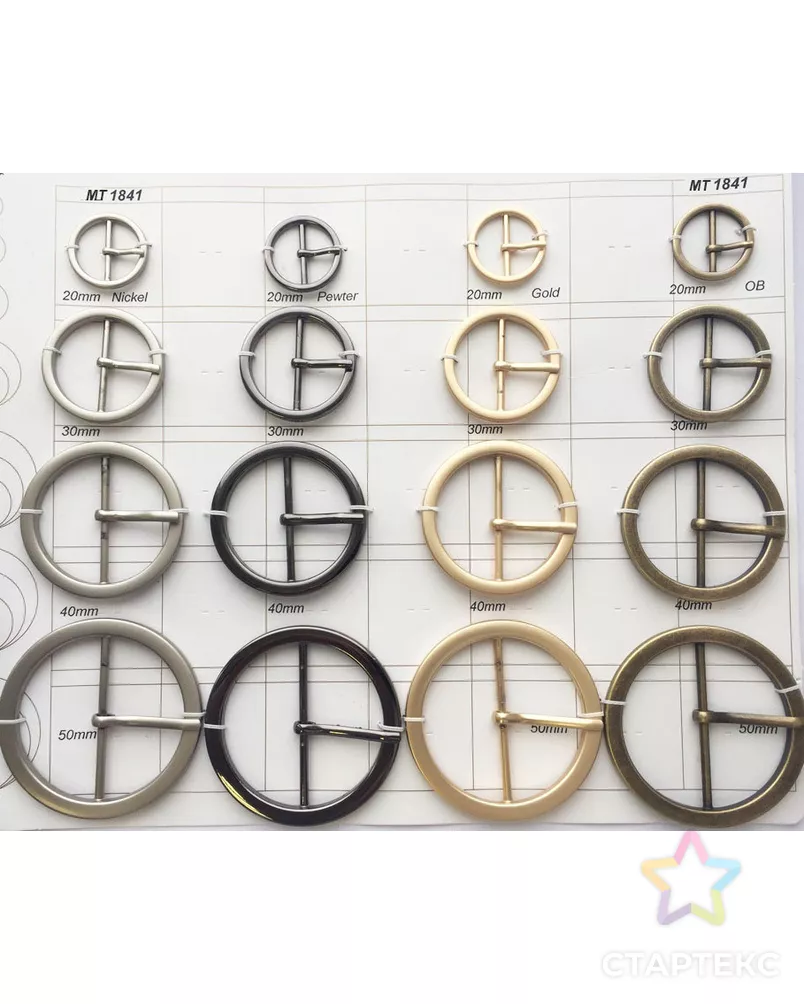 Пряжки MT 1841 арт. МБ-1609-3-МБ00000244075 - рис. 1