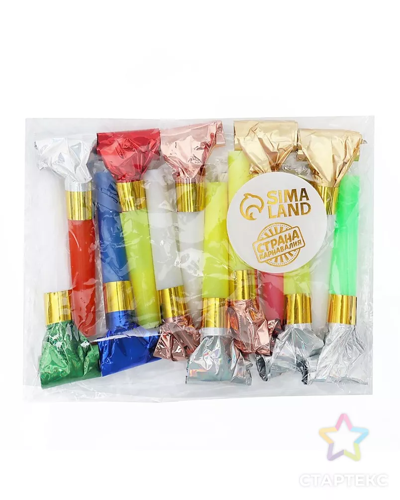 Карнавальный язычок, цвета МИКС арт. СМЛ-43593-1-СМЛ0001474839 - рис. 3