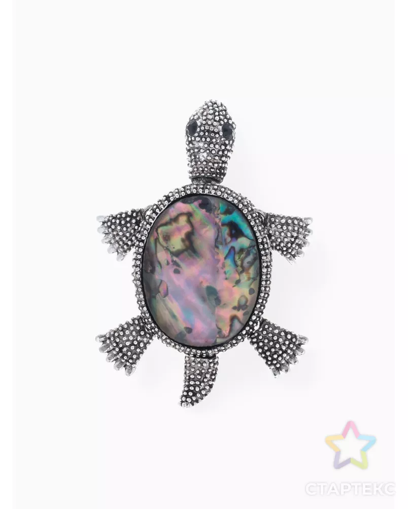 Брошь "Галиотис" черепашка арт. СМЛ-22778-1-СМЛ1921662 - рис. 6