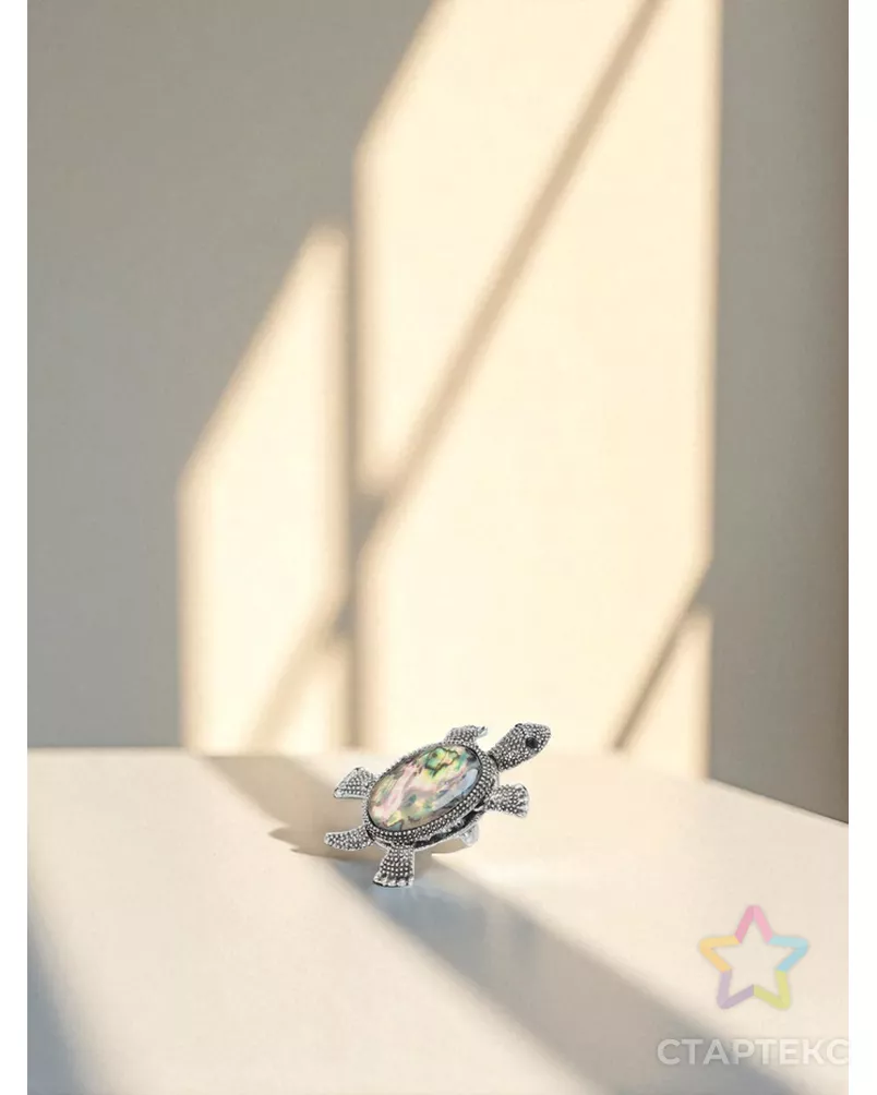 Брошь "Галиотис" черепашка арт. СМЛ-22778-1-СМЛ1921662 - рис. 4