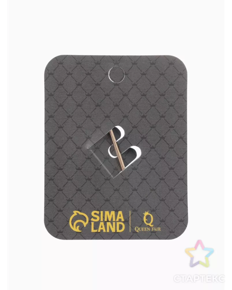 Булавка "Жемчужинки три", 6см, цвет белый в золоте арт. СМЛ-4374-1-СМЛ2346895 - рис. 1