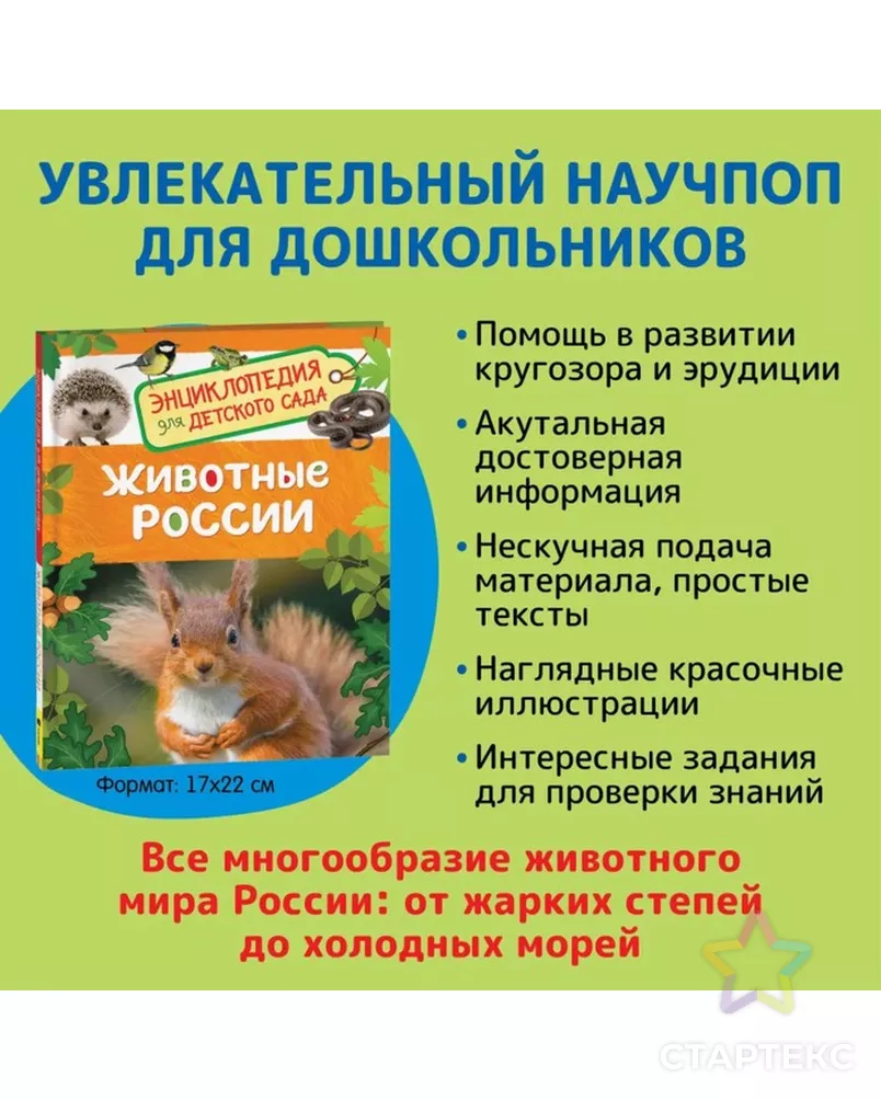 Энциклопедия для детского сада «Животные России» арт. СМЛ-50232-1-СМЛ0002830904 - рис. 3