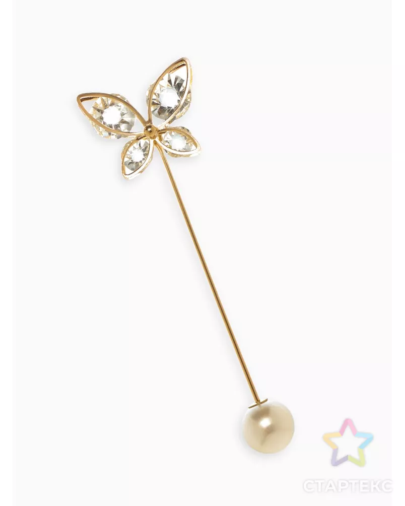 Булавка "Бабочка" объемная, 7,5см арт. СМЛ-22092-1-СМЛ3443691 - рис. 5