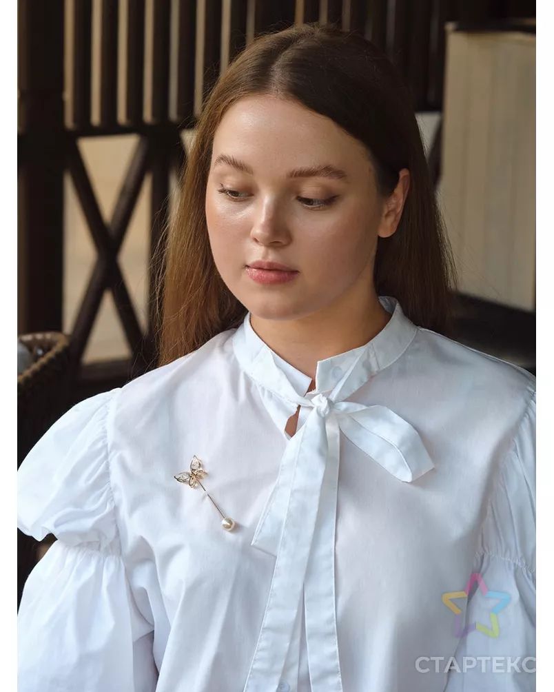 Булавка "Бабочка" объемная, 7,5см арт. СМЛ-22092-1-СМЛ3443691 - рис. 4