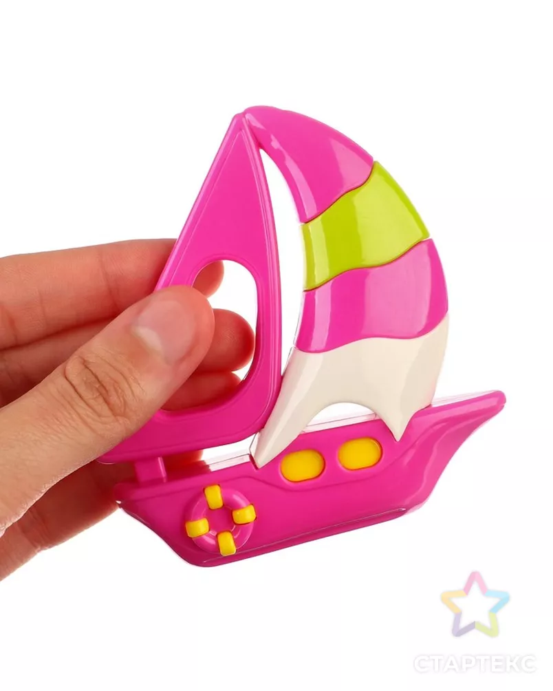 Набор погремушек «Машинка и кораблик», 2 шт, виды МИКС арт. СМЛ-62754-1-СМЛ0003601744 - рис. 2