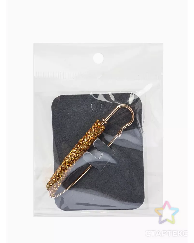 Булавка "Вечеринка" стразы, 7см арт. СМЛ-22269-3-СМЛ3497443 - рис. 5