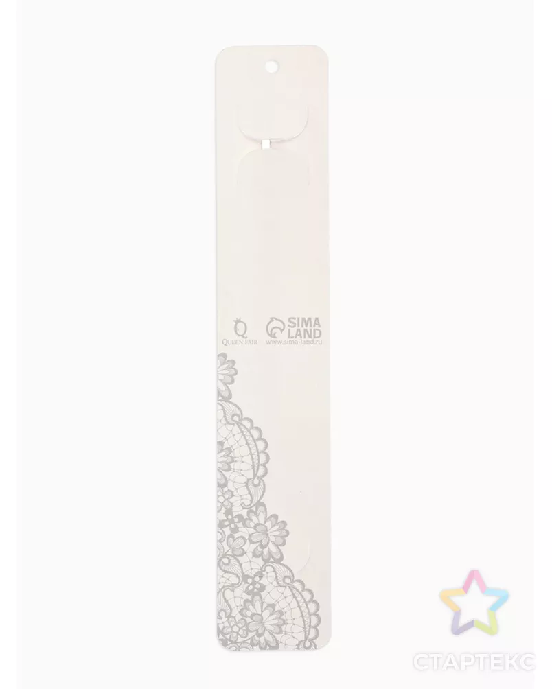 Браслет со стразами "Северное сияние" змейка, цвет красный в серебре, 18см арт. СМЛ-41623-5-СМЛ0004695071 - рис. 5