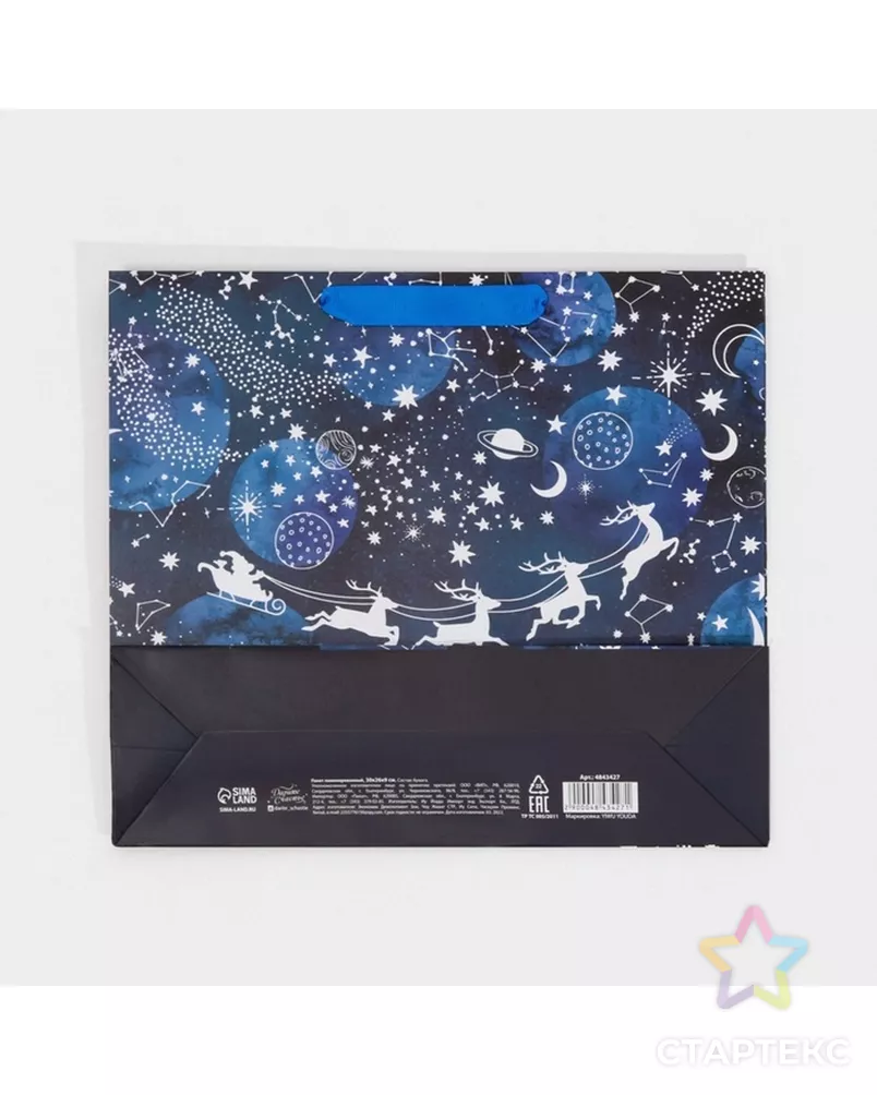 Пакет ламинированный горизонтальный «Волшебная ночь», ML 27 × 23 × 11,5 см арт. СМЛ-101504-2-СМЛ0004843427 - рис. 4