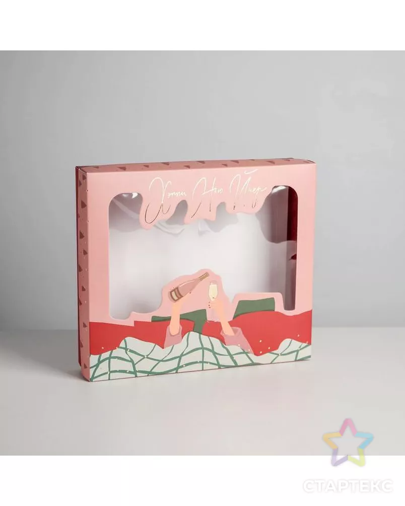 Коробка подарочная Pink mood, 23.5 × 20.5 × 5.5 см арт. СМЛ-163985-1-СМЛ0006881886 - рис. 2