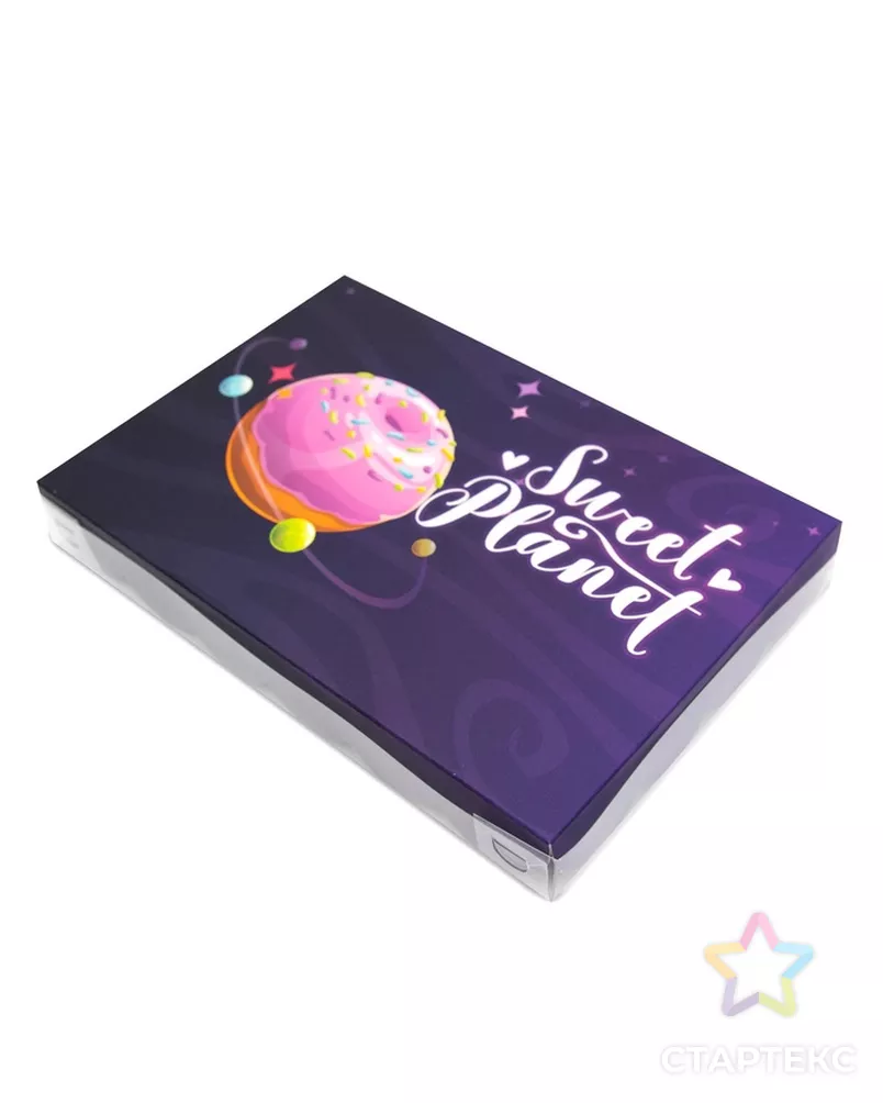 Коробочка для печенья, "Сладкая планета", 22 х 15 х 3 см арт. СМЛ-231291-1-СМЛ0007365350 - рис. 2