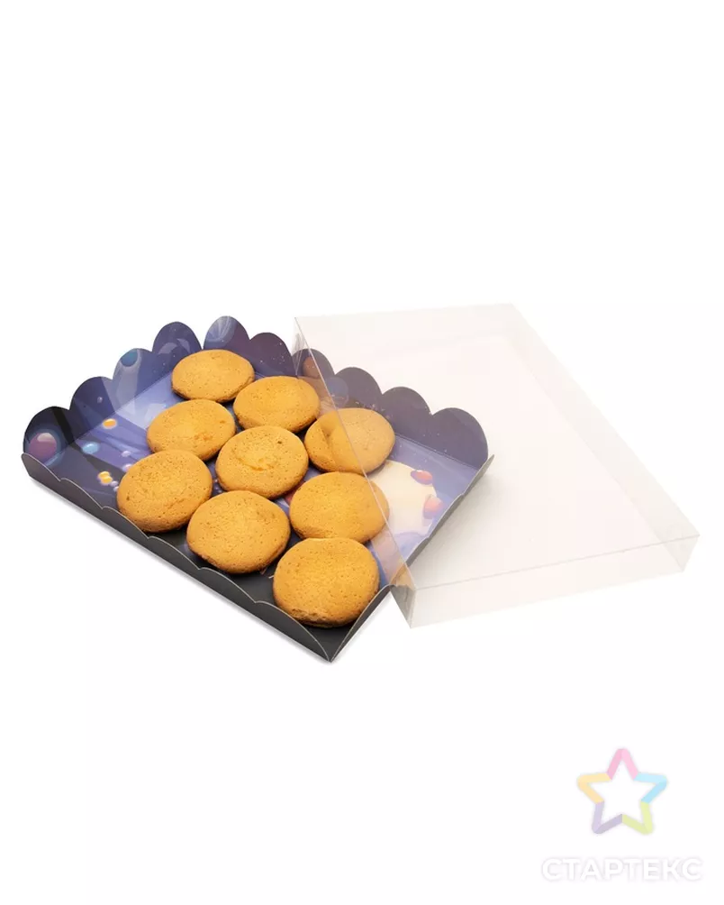 Коробочка для печенья, "Сладкая планета", 22 х 15 х 3 см арт. СМЛ-231291-1-СМЛ0007365350 - рис. 5
